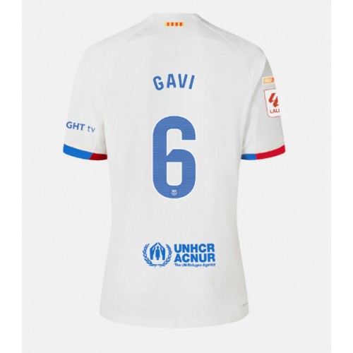 Fotballdrakt Herre Barcelona Paez Gavi #6 Bortedrakt 2023-24 Kortermet